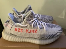 Adidas Sneakers Yeezy Boost 350 V2 Blue Tint Shoes Men's Size 8 B37571 2022