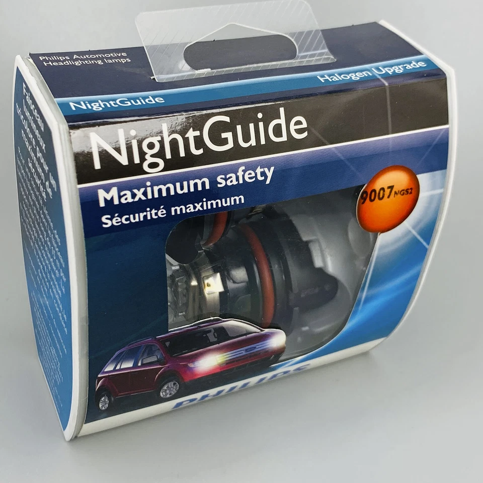Bombilla de faro PHILIPS 9007NGS2 NIGHTGUIDE para Acura Buick Cadillac GMC Honda Foto 2 de 4