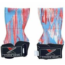 PRO Grips Weight Lifting Rubber Pads Gym Straps Gel Padded Wrist Support Workout