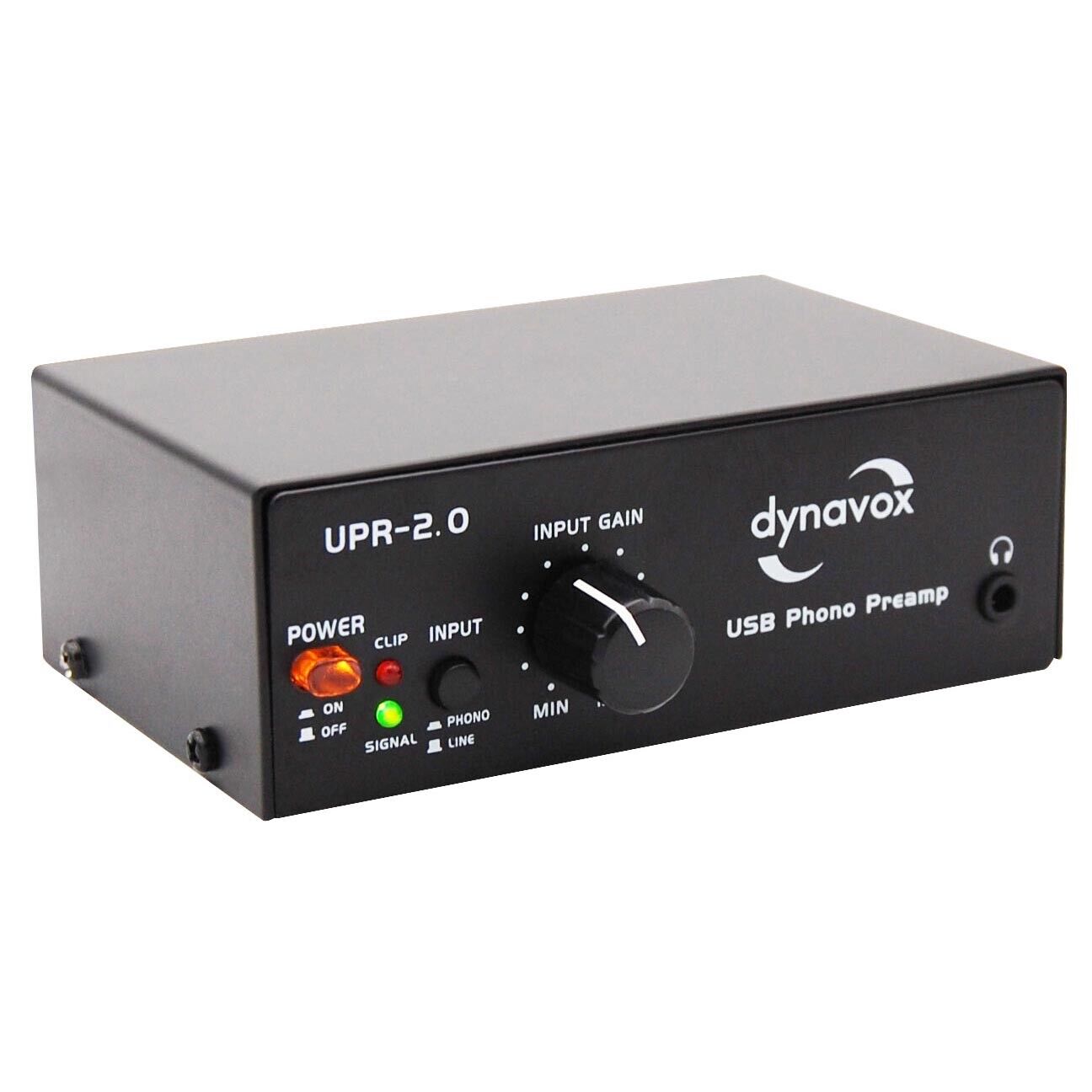 Thumbnail - Dynavox Upr-2.0 Phonovorverstärker Mit Usb, Schwarz, Platten