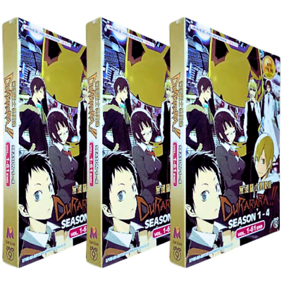 DVD Anime Durarara!! Complete TV Series Season 1-4 (Vol.1-61