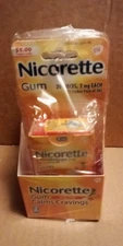 Nicorette Fruit Chill 2mg Coated Gum 3X20=60 Pieces  Exp 01/2027 New Sealed