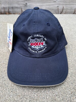 VTG 200 LOGO ATHLETIC Super Bowl XXXIV Atlanta Georgia NFL Hat Treasure Island