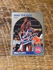 RARE 1990-91 NBA Hoops 100 Superstars parallel Isiah Thomas signed auto card