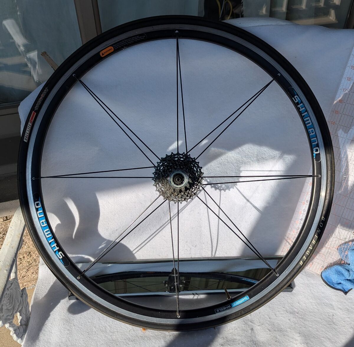 Shimano Wheel WH-R540 Pair Front, Wh-R540 Rear With CS 6500 Shimano Wheel WH-R540 Pair Front, Wh-R540 Rear With CS 6500