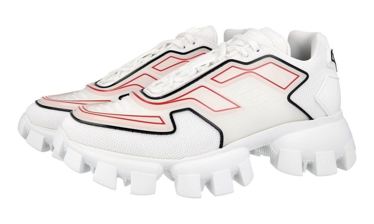 LUXURY PRADA CLOUDBUST THUNDER SNEAKERS SHOES 2EG293 WHITE LUXURY PRADA CLOUDBUST THUNDER SNEAKERS SHOES 2EG293 WHITE