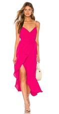 Show me your mumu meghan fuchsia wrap dress xs new