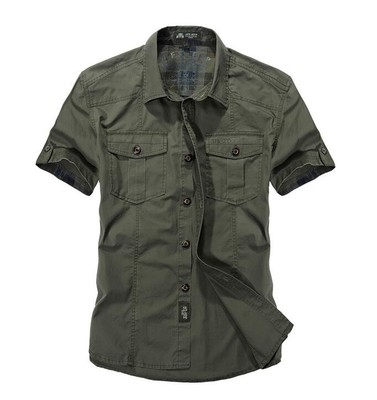 Cargo Shirt Loose Shirt Tops 