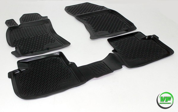 Gummimatten 3D GummifußMatten FüR Subaru Forester 2008 -2014 TPE 3D-image