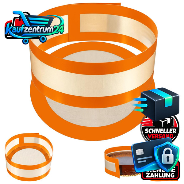 Silikon Backmatte Antihaft 2 StüCk Dauerbackmatte FüR Springform BackzubehöR-image