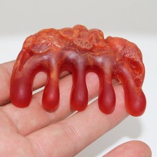 Peine de masaje Resingris madera meridiano Gua Sha peine para cabeza cara cuerpo mano pie