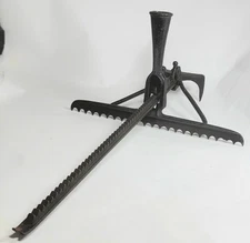 Antique Cast Iron L. HINKLE Carpet Stretcher Patented 1887