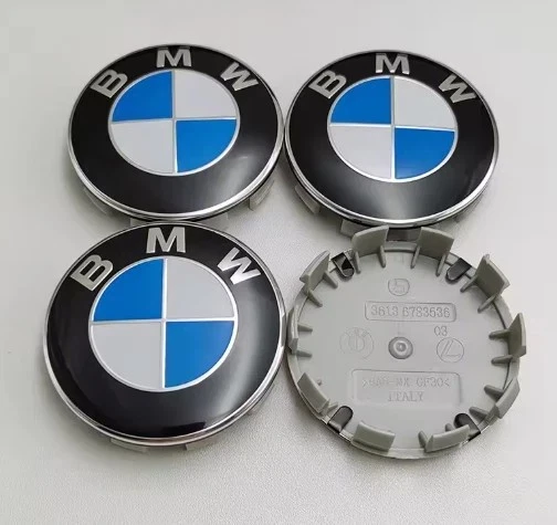 1SET For BMW 68mm Wheel Center Hub Caps Logo Badge Emblem Rim Hubcaps Emblem - Image 4 of 4