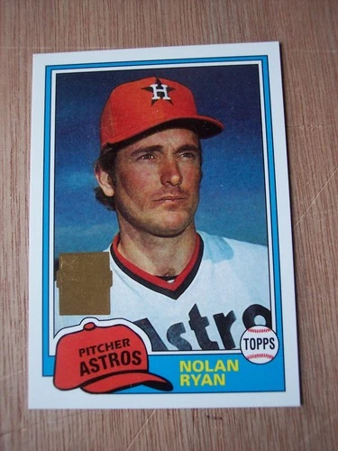 1999 Topps baseball Reprint #14 Nolan Ryan card (1981 #240) NM or better