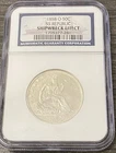 1858-O Seated Liberty Silver Half Dollar NGC SS Republic Shipwreck Effect