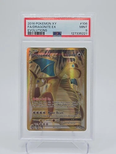 Dragonite EX FA 106/108 Evolutions PSA 9
