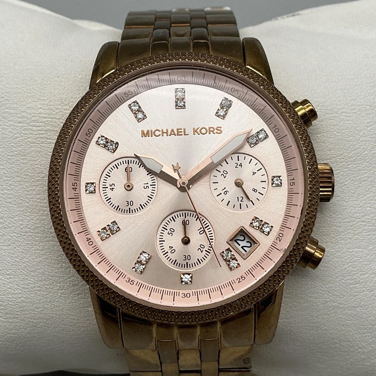 Michael Kors \'The Ritz\' Chronograph Bracelet Watch, 36mm Michael Kors Women main image 2