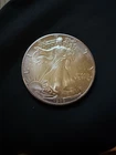 1989 American Silver Eagle .999, Beautiful Toning, Uncirculated