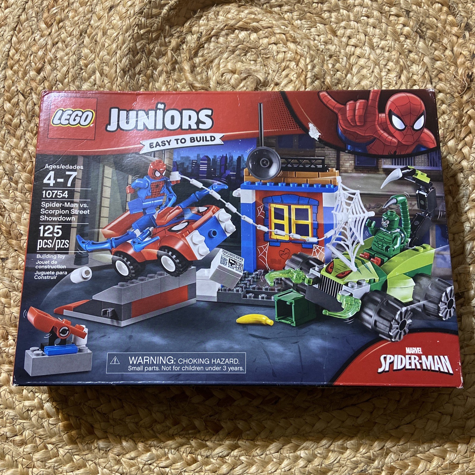Lego Juniors 10754 Spider-Man vs. Scorpion Street Showdown - new/sealed