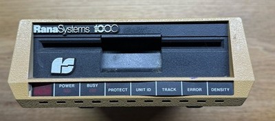 RANA SYSTEMS 1000 Floppy Drive for Atari 400 800 1200 w/ I/O Data cable 5.25''