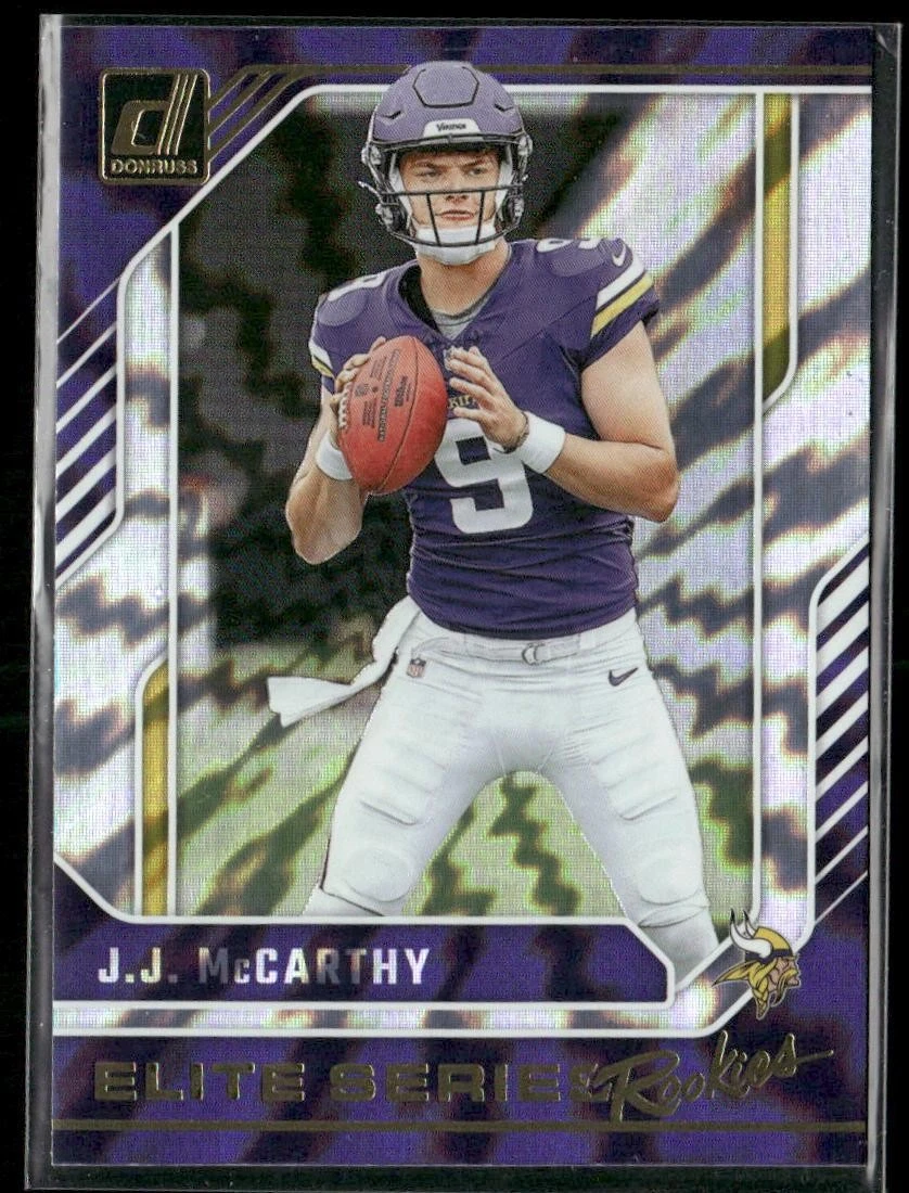 2024 Donruss #4 J.J. McCarthy The Elite Series Rookies