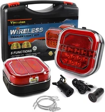 Yinaolan Magnetic Wireless LED Trailer Rear Lights Kit, Wireless Trailer Lights 