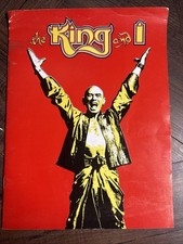 Vtg 1977 The King and I Yul Brynner Souvenir Book Playbill Broadway Play w/ Cast