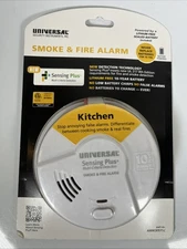 USI Electric 2-in-1 Smoke and Fire Smart Alarm Sensing Plus AMIK3051SC NEW