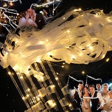Drixbor 100 Pcs Light Up Wedding Wands For Send Off - Led Fairy Wands 3