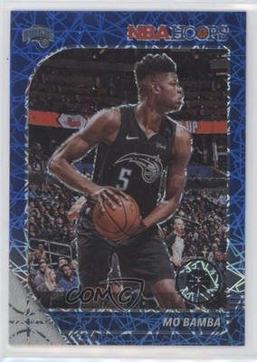 2019-20 Panini NBA Hoops Premium Stock Blue Lazer Prizm /99 Mo Bamba #138 8f4