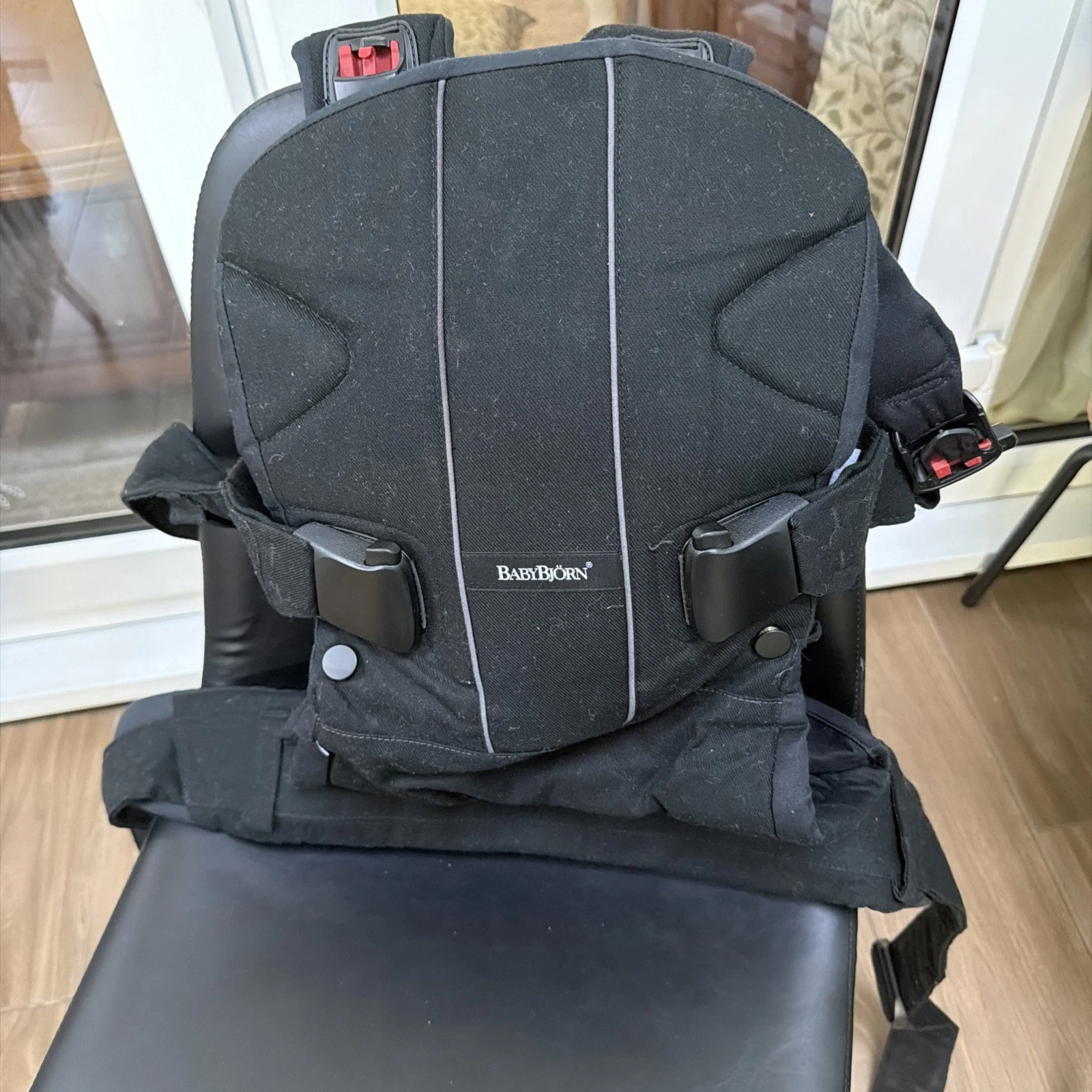 BABY BJORN WE 3-WAY BLACK COTTON BABY CARRIER AGE 0-3 YEARS WEIGHT 3.5-15kg