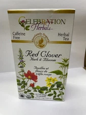 celebration red clover herb & blossom 24 tea bags EXP: 07/27