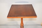 A VERY RARE 18TH C CT CHAPIN SCHOOL QA CHERRY CANDLESTAND IN NICE OLD COLOR — photo 3