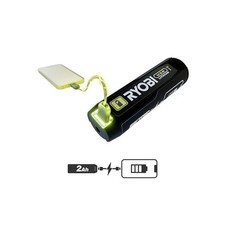 RYOBI RB4L20 USB 2.0Ah Lithium Power Bank and Battery