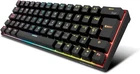 KROM KYARA - Mechanical RGB Gaming Keyboard, Bluetooth 5.0, 2.4 GHz and USB, De
