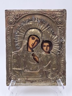 Icona russa Signora di Kazan