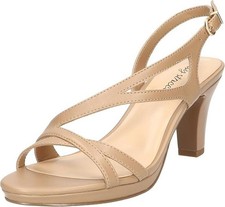 Easy Street Women's Radiant Strappy Heels Nude Sz 6.5 New