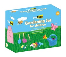 Toyrock Summer Blumenwerkzeug Set fuer Kinder Garten Spielzeug mit Schuerze 3+