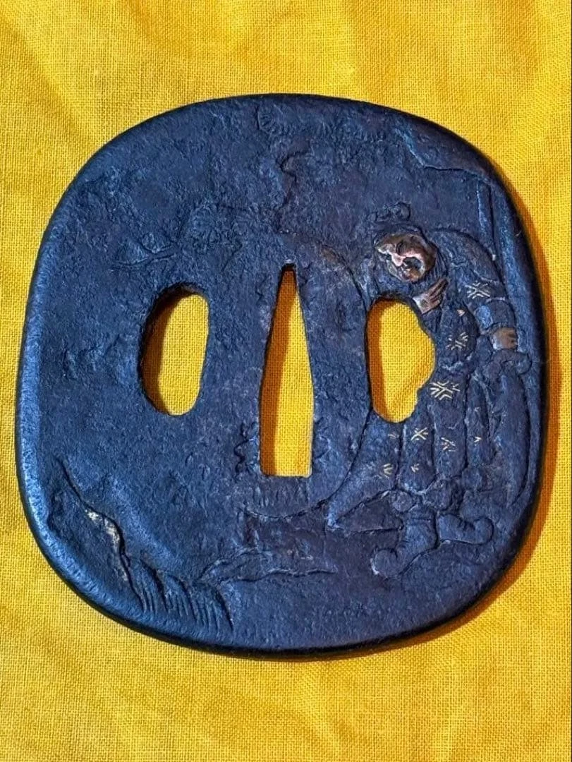 古董日本刀镡| eBay