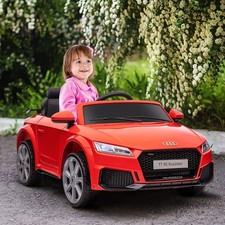 6V Kids Electric Ride On Car, Licensed Audi TT RS with Seat, Remote