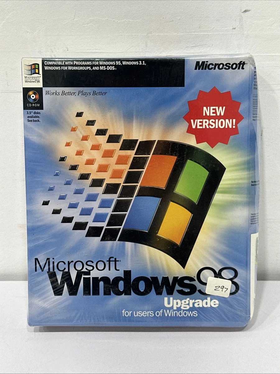 Microsoft Windows 98 Software CDs for sale | eBay