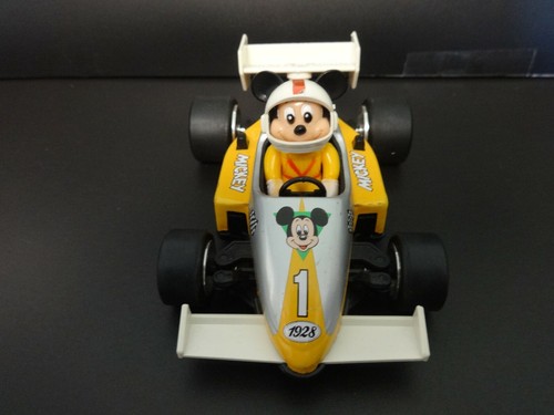 Masudaya of Japan Disney Mickey Mouse Yellow M-1 Race Car - Loose & Nice - Picture 3 of 5