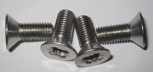 ADO16 Door Hinge to Body Pozi Countersunk Screws - Stainless Steel - 第 1/2 張圖片