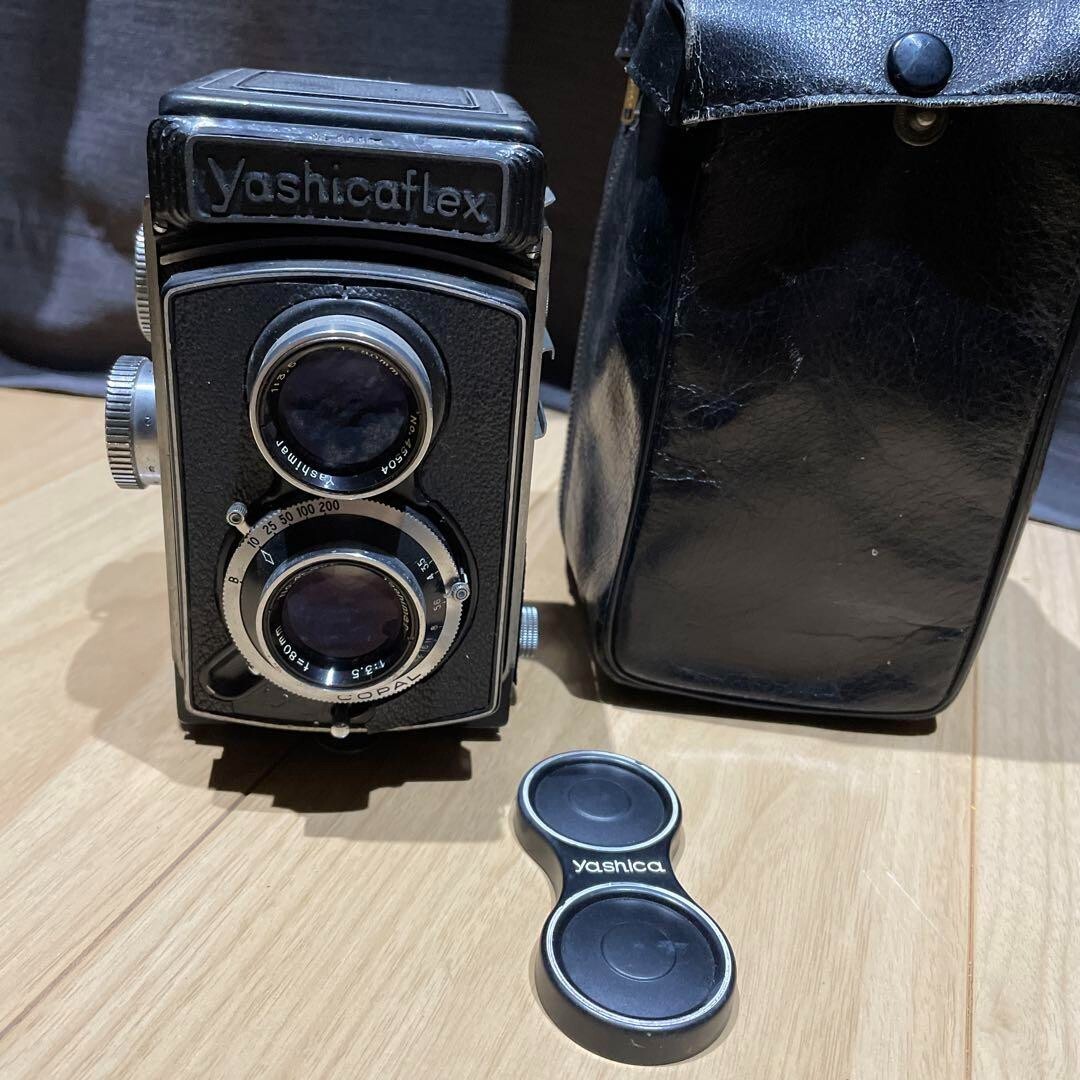Yashica Yashicaflex Model C 6x6 TLR 80mm f3.5 From JAPAN JUNK | eBay