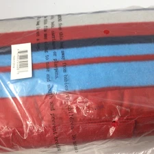 Outdoor Picknic Blanket Fleece Tote Red Blue 59" x 53"