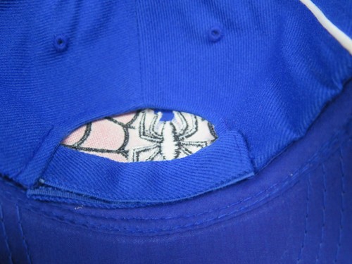 SPORTS BRAND HEADWEAR HAT TIKI SPIDERMAN BLACK RED W/ TAGS OVER 10 YEARS OLD! - Picture 5 of 6