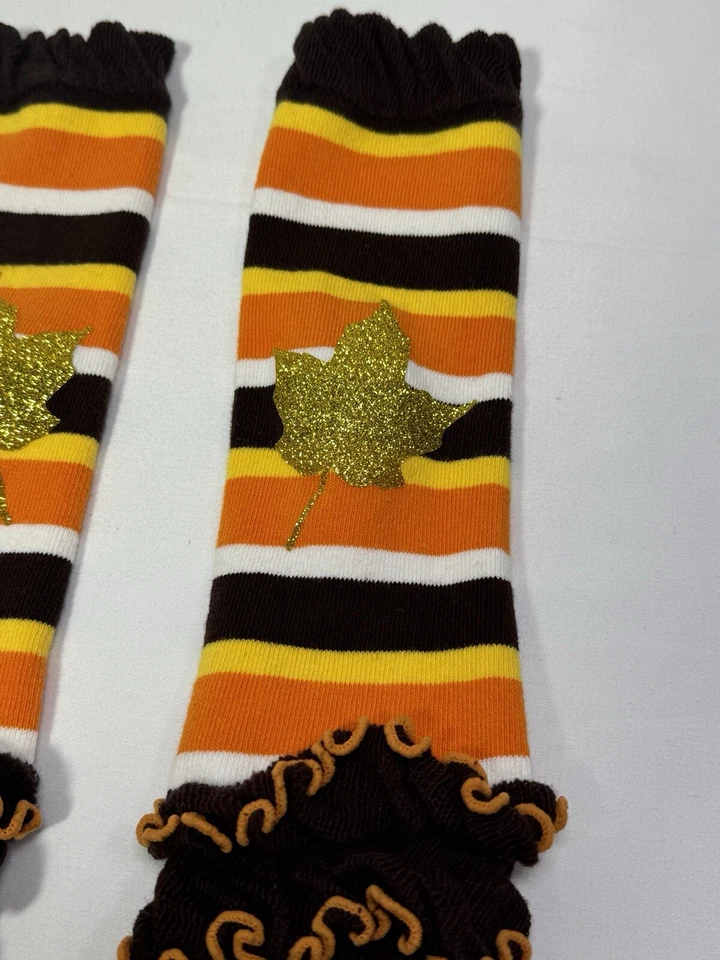 Conjunto Leggings Calentadores de Piernas Diadema y Sandalias Descalzas Otoño Bebé Niña Talla 0-12 Mos Foto 3 de 4