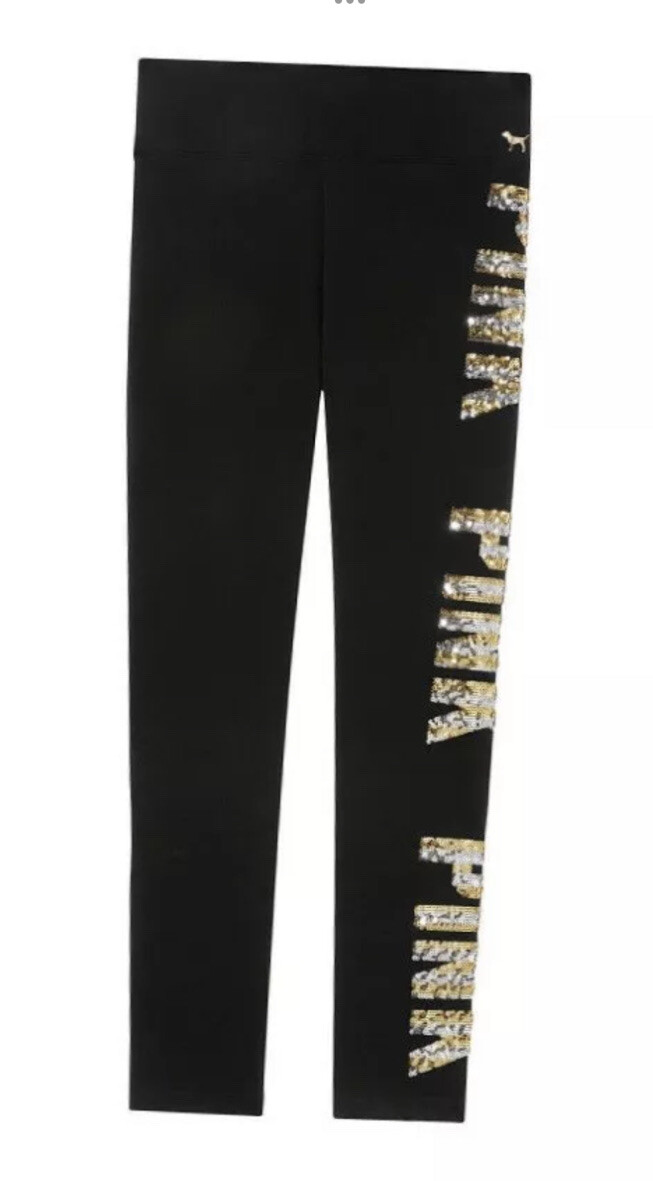Victorias Secret PINK Bling Campus Pullover Hoodie & Pants RARE SEQUINED SET NWT image 6
