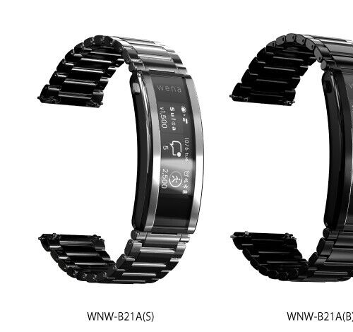 SONY wena 3 metal Silver WNW-B21A/S Smart Watch Android Bluetooth 