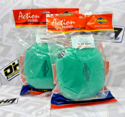 2x NEW Putoline Action Pre-Oiled Air Filter for Husaberg TE250 TE300 2013 2014